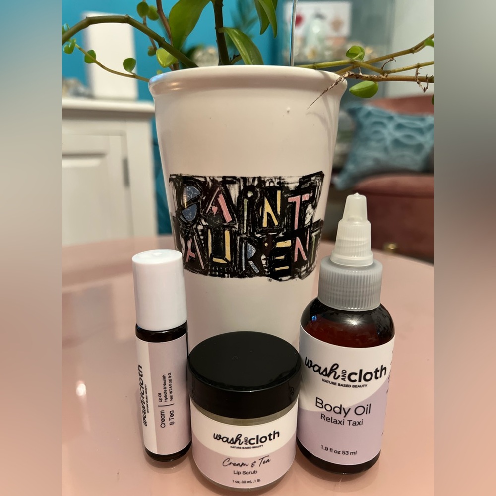 New Wash & Cloth Nature Based Beauty Set